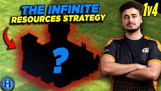 I Went For The Infinite Resources Strategy | 1v4 AoE2