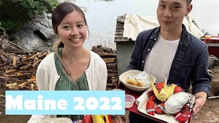 MAINE, ACADIA, LOBSTERS! Road trip with my DOG!