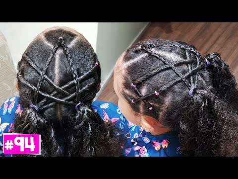 Penteado Infantil fácil PARA FESTA #70 I Sr e Sra Martinez 