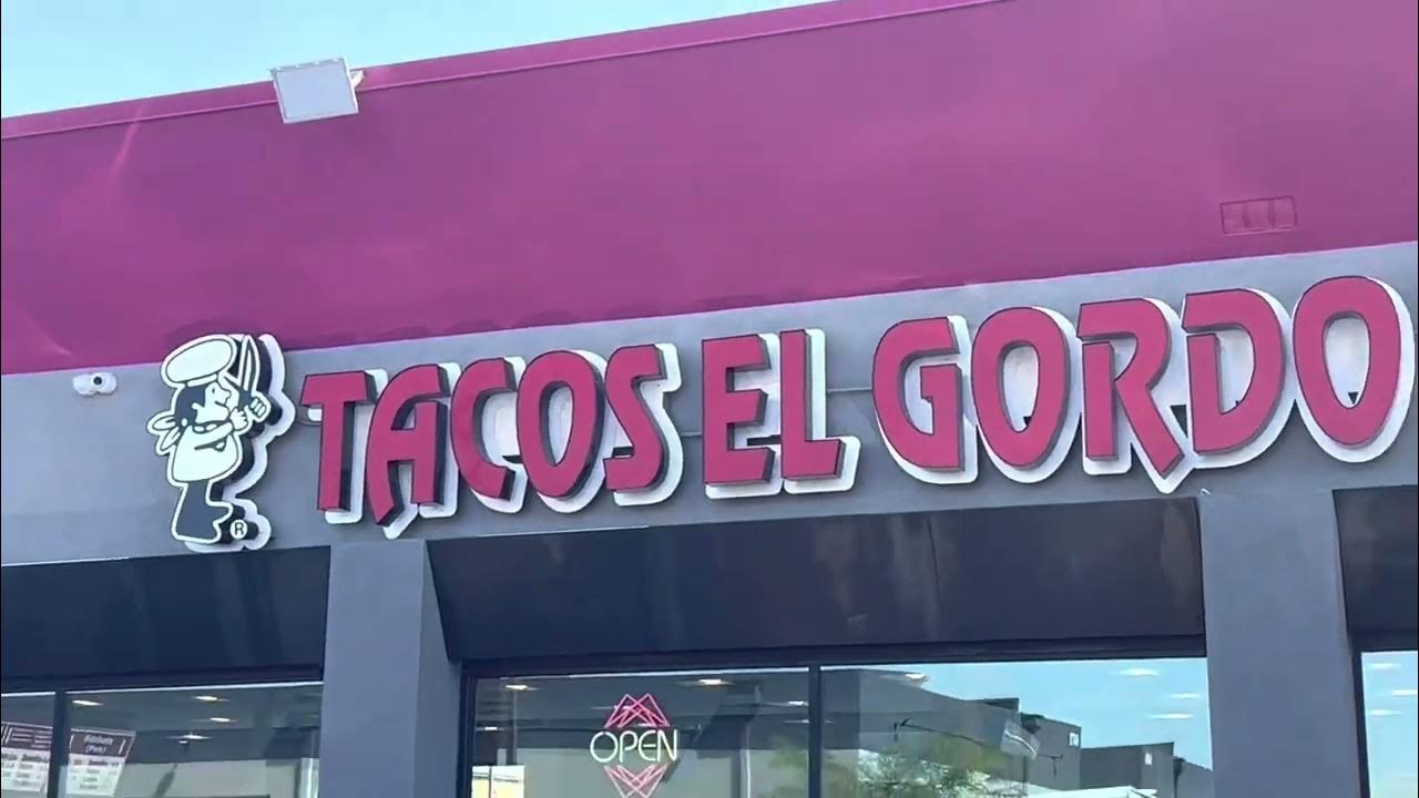 Brand New Tacos el Gordo Las Vegas YouTube