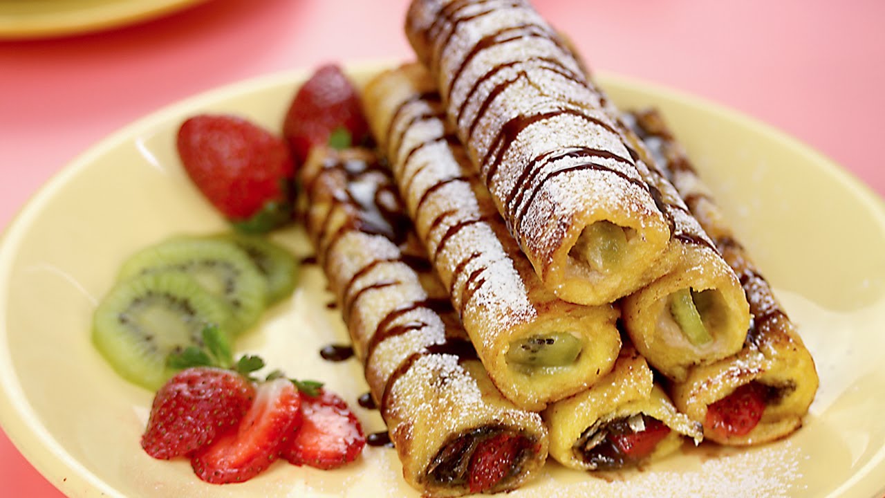 French Toast Roll Ups Recipe By SooperChef