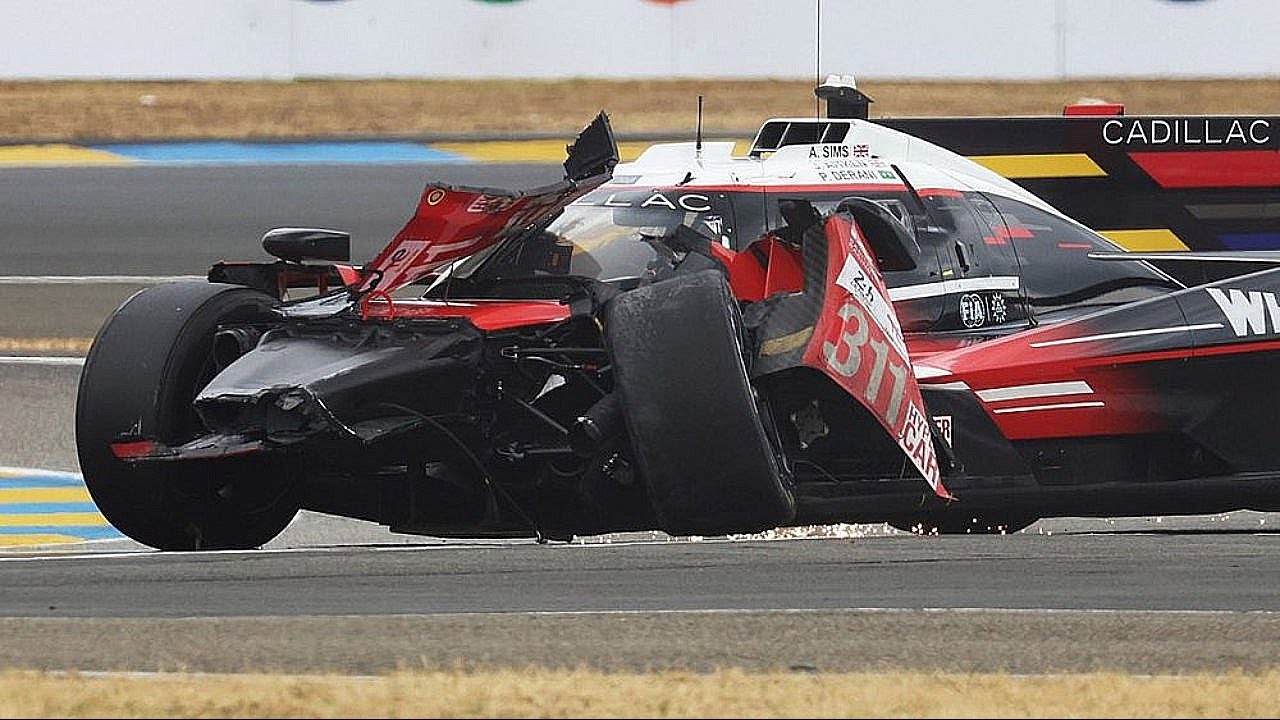 2023 24 Hours of Le Mans Crash Compilation