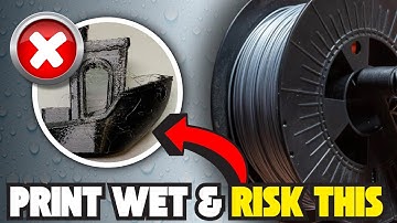 Wet Filament DESTROYS 3D Prints (Before & After Test)
