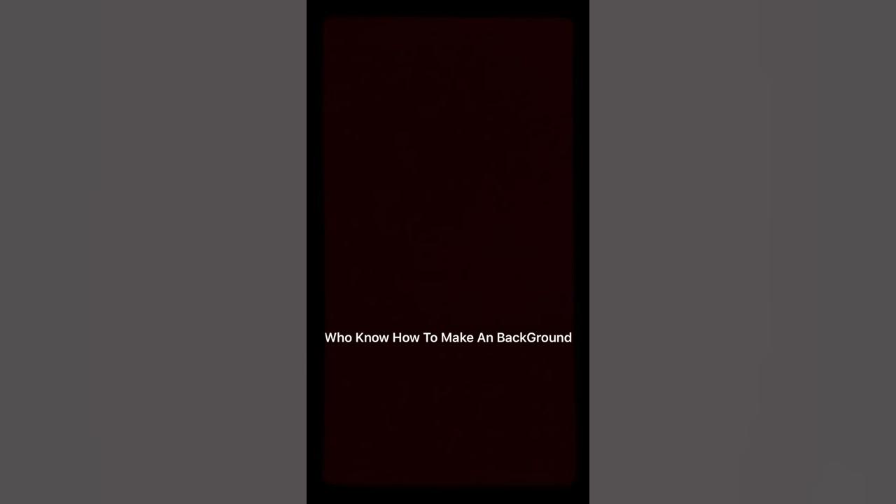 Comment If You Know How To Make a Background YouTube