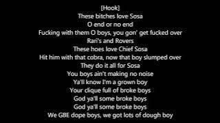 Chief Keef - Love SOSA   Lyrics l ft. Goatly @iGoatly | Koncrete Black @ChiefKeef