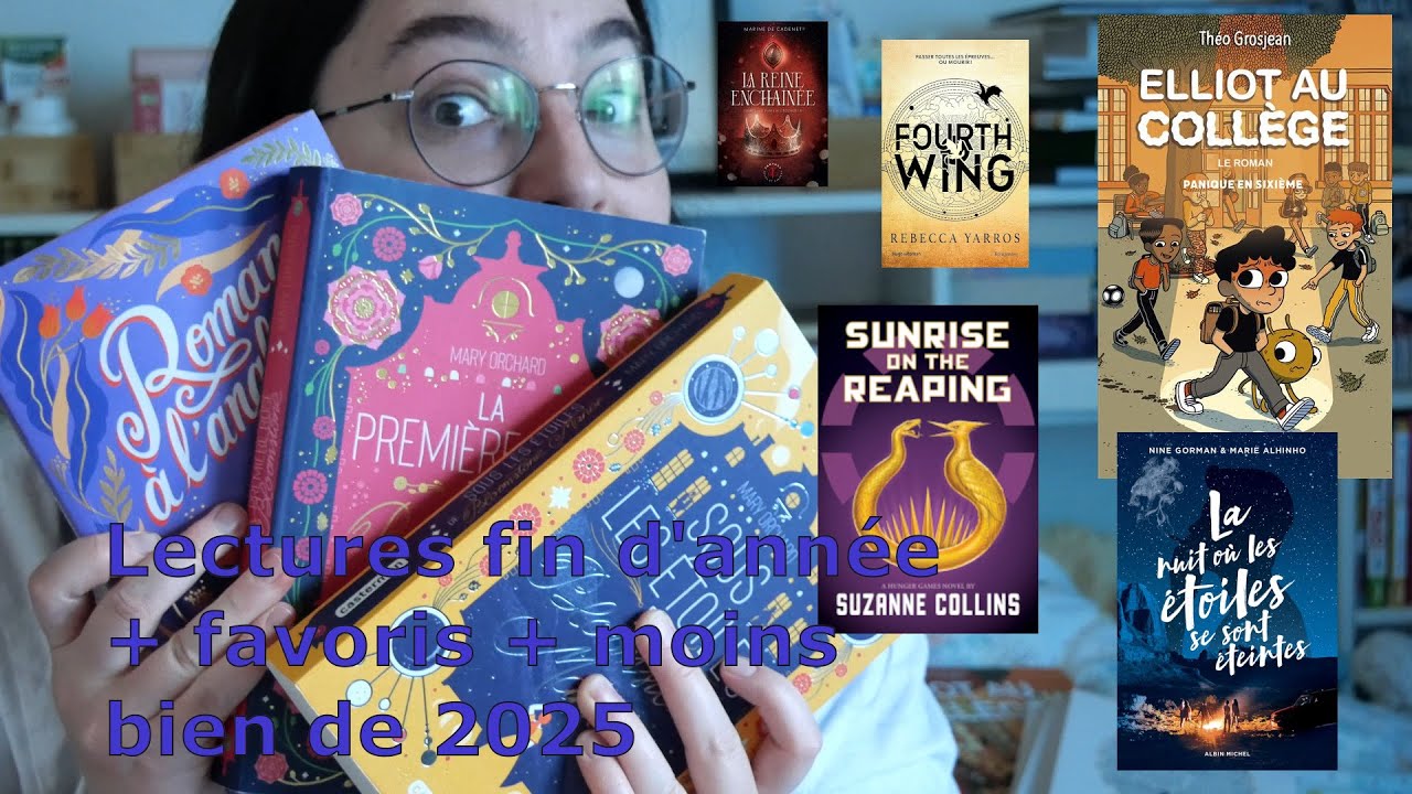 Lectures Novembre et Décembre + favoris 2025 + moins aimé 2025