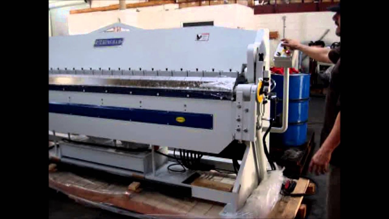 Birmingham 10 ft x 10 Gauge Hydraulic Box & Pan Brake Video YouTube