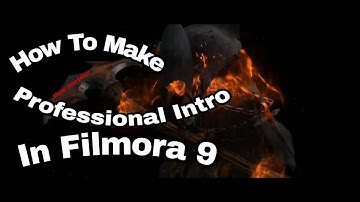 How to make professional intro in filmora 9 tutorial/Mister Host Editor