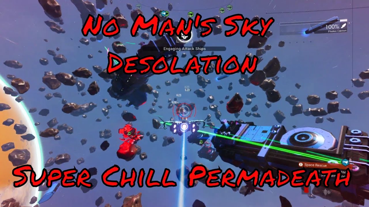 No Man's Sky Desolation Frigate Shopping and Chillin' Super Chill Permadeath