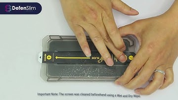 DefenSlim Screen Protector Tool: Perfect Alignment and Auto Dust Removal Demo