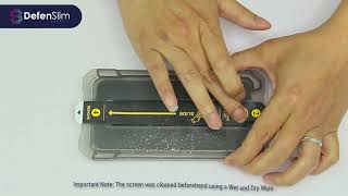 DefenSlim Screen Protector Tool: Perfect Alignment and Auto Dust Removal Demo screenshot 1