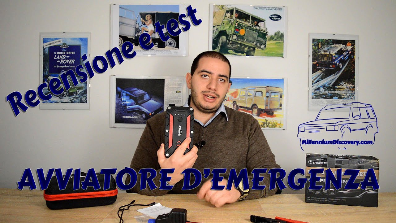 FUNZIONA VERAMENTE?? - Recensione, utilizzo e TEST Avviatore d'emergenza  YABER 