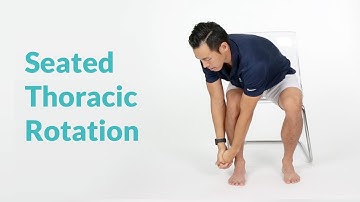 Seated Thoracic Rotation for Spine Flexibility