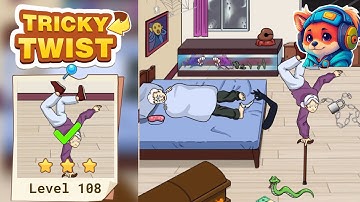 Tricky Twist Puzzle – Level 108 help them not be afraid anymore Walkthrough Solutions