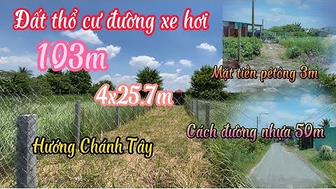 ❤️ Bán đất Cần Giuộc. Chủ gửi lô đất 103m đường xe hơi cách lộ nhựa 50m giá rẻ bèo.