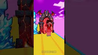 Love Run： Angel Aphmau And Devil Noob Girl   Imagine Dragons Demons #minecraftshorts