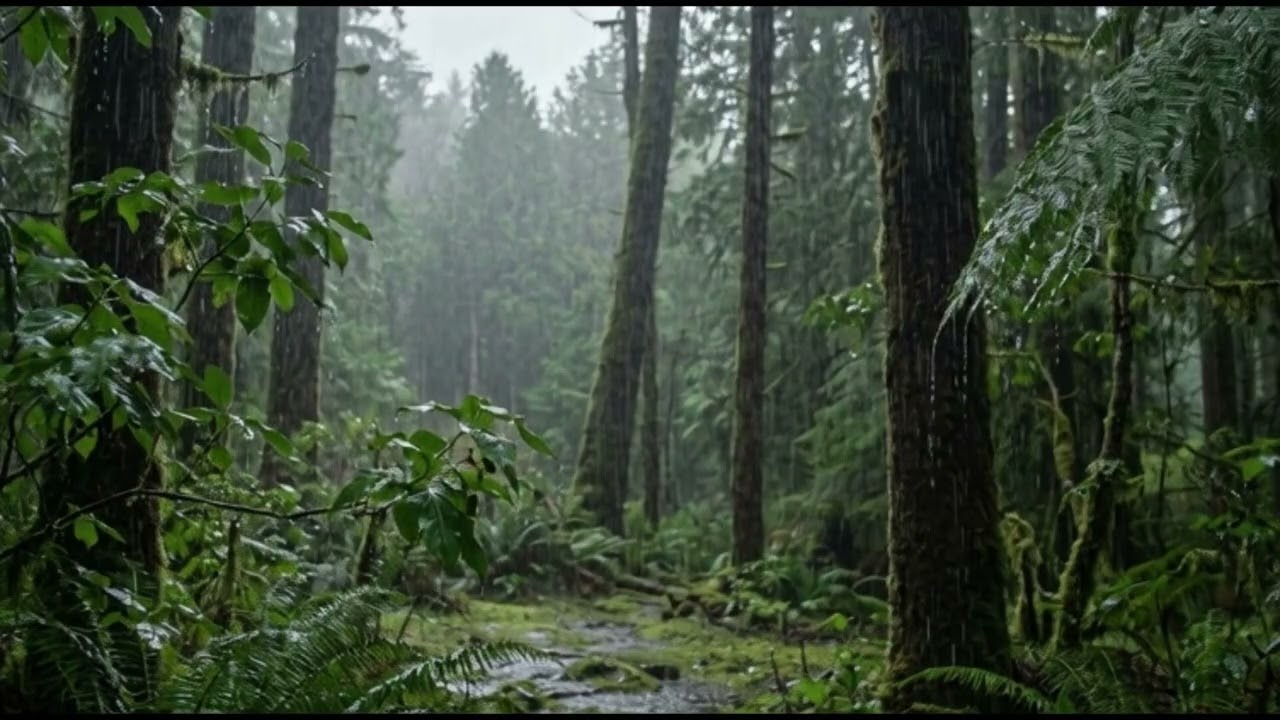 불면증에잠들게하는비소리,15분후암흑속비만내리는ASMR 