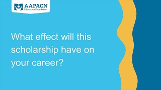 How the AAPACN Education Foundation Scholarship Helps: Britney Lenover