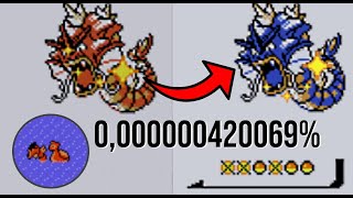 Shiny Hunter Finds Un-Shiny Gyarados after 420,069 resets in Pokemon Gold!