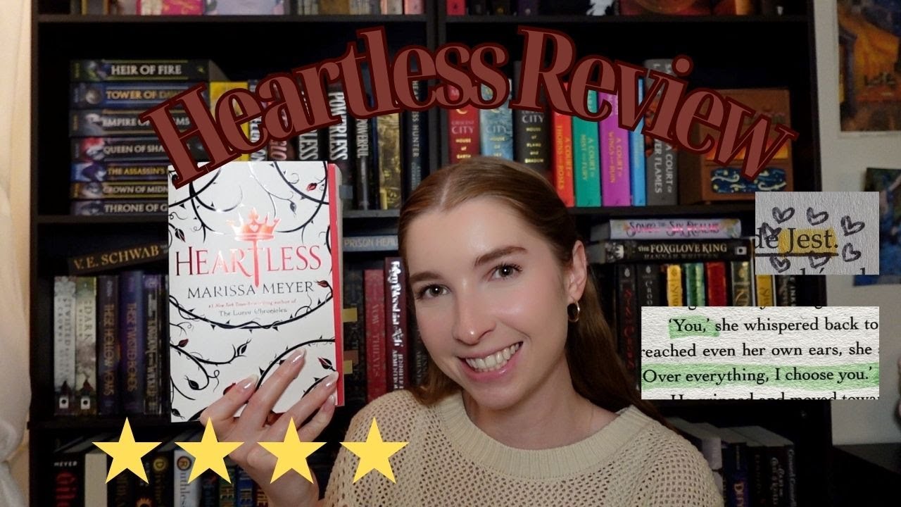 BOOK REVIEWLet's Talk About Heartless by Marissa Meyer YouTube