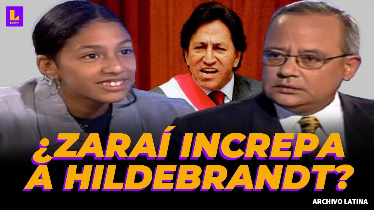 César Hildebrandt entrevista a Zaraí y firma el planillón para que Alejandro Toledo la reconozca