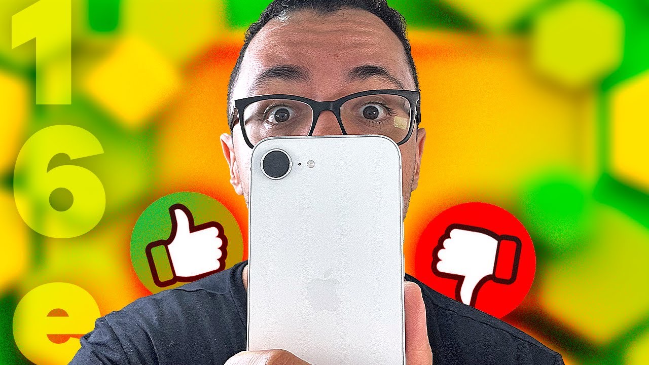 Um mês de uso INTENSO do iPhone 16e! Fiquei IMPRESSIONADO!