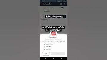 AriWallet today Quiz answer | 15 September 2025 | Ari Wallet daily Quiz #dailyquiz #ariwallet