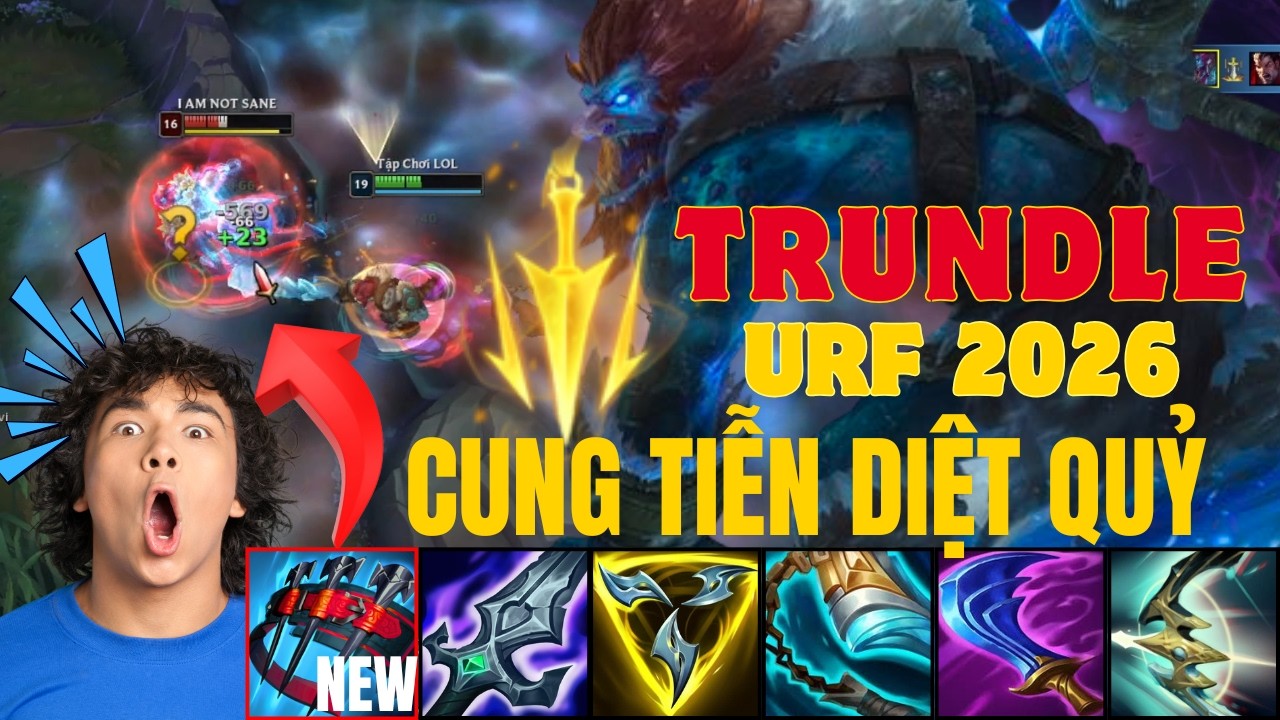 🔥 Trundle URF – Khi Vua Quỷ Băng Trỗi Dậy Trong Chế Độ URF! 🔥