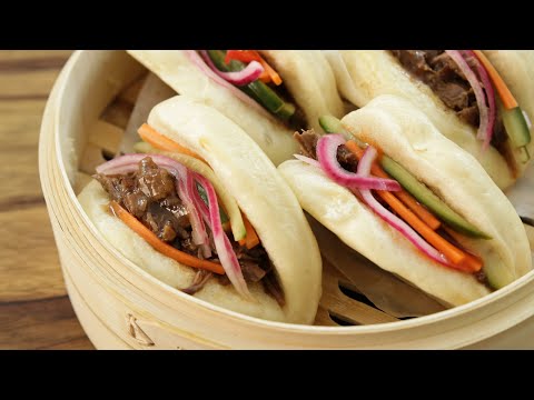 video Pulled Beef Bao Buns Recipe, Worldwide Recipes Pulled Beef Bao Buns Recipe