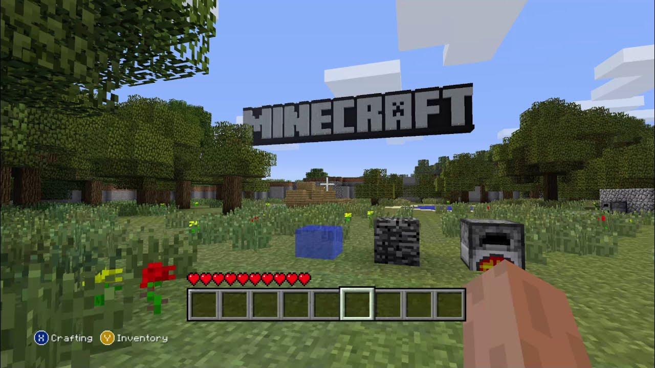 Minecraft Xbox 360 Edition TU1 SECRET items Locked Chest, Bedrock