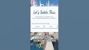 What was first the chicken or the egg…? ❓ #quiz #trivia #guess #funny #koddi