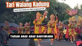 Tari Walang Kadung di Rth Singonjuruh l Hari Tari Dunia Jiwa etnik Blambangan JEB banyuwangi