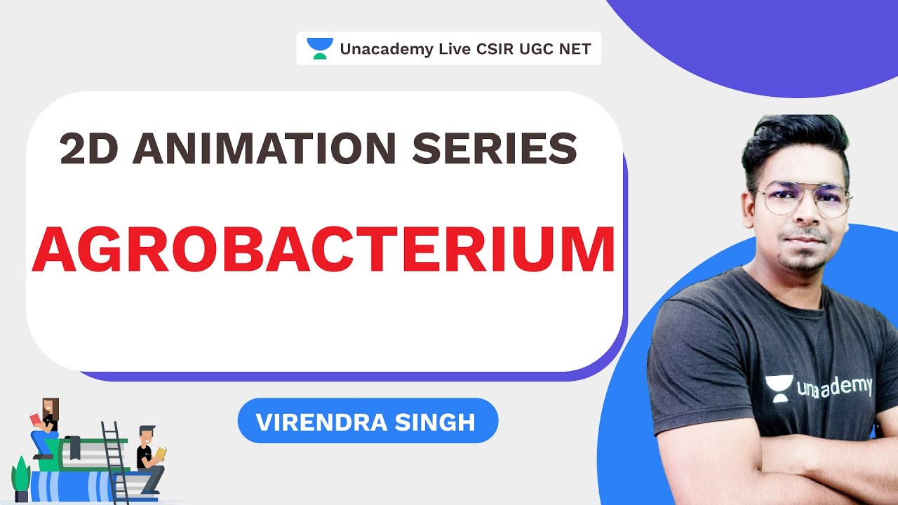 2D Animation Series- Agrobacterium| CSIR 2021 | Life Science| Virendra Singh | Unacademy Live