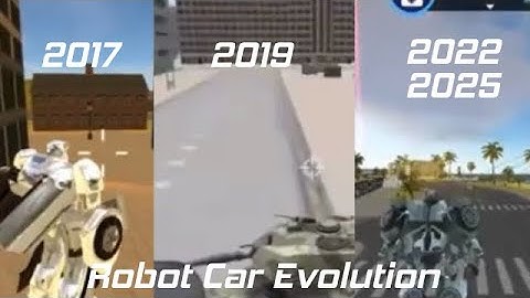 Evolution Of Robot Car 2017 - 2025