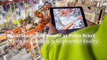 ABB RobotStudio® AR Viewer app allows employees to visualize robotic cell design on shop floor