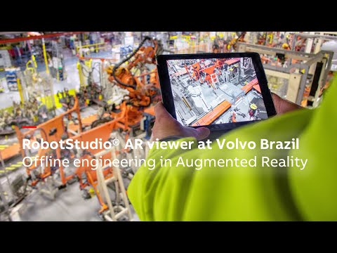 ABB RobotStudio® AR Viewer app allows employees to visualize robotic cell design on shop floor