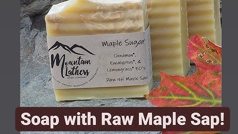 Raw Maple Sap in Cold Process Soap How-To Video