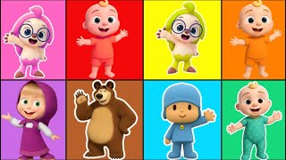 🌈 “Aprende los Colores con Bluey, Pinkfong y Plim Plim 🎨 | Video Educativo para Niños”
