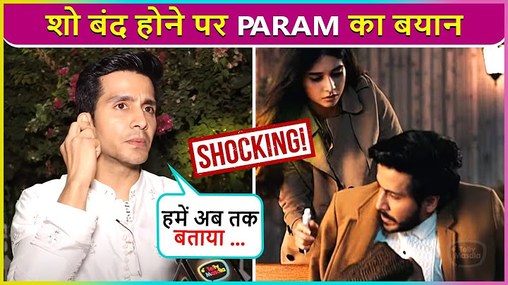 Param Singh's First Reaction On Ghum Hai Kisikey Pyaar Meiin Off Air News, Says 'Humein Pata..'