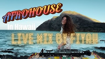 Afro House DJ Set in Hawaii 🌴 | Sunset Beach Vibes | Live Mix by FIYAH