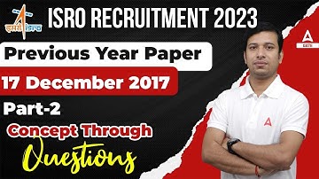 ISRO Previous Paper Solutions | ISRO Recruitment 2023 | ISRO Exam Preparation | By Gaurav Sir Part-2