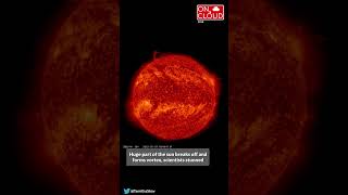 Huge part of the sun breaks off and forms vortex, scientists stunned