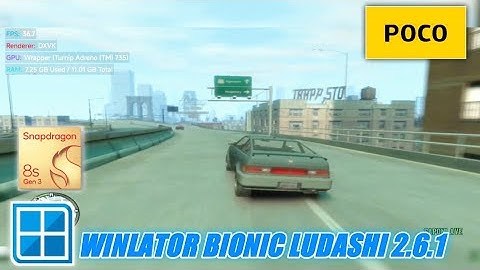 GTA IV ANDROID - WINLATOR LUDASHI 2.6.1 POCO F6