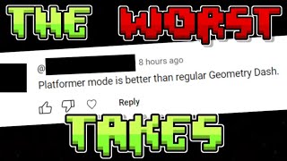 Ranking Your TERRIBLE Geometry Dash Takes