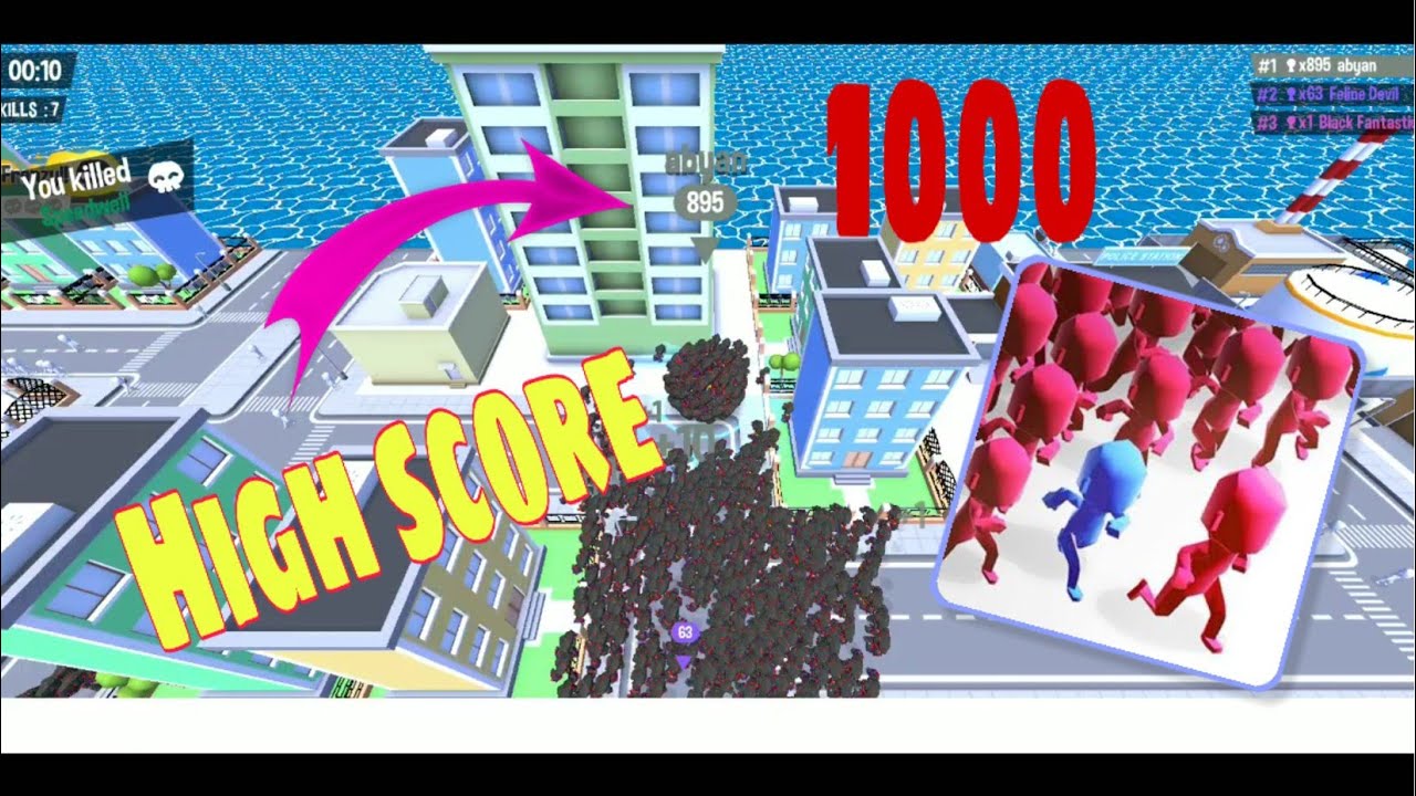 Crowd City (Voodoo): Over 1000 New Record