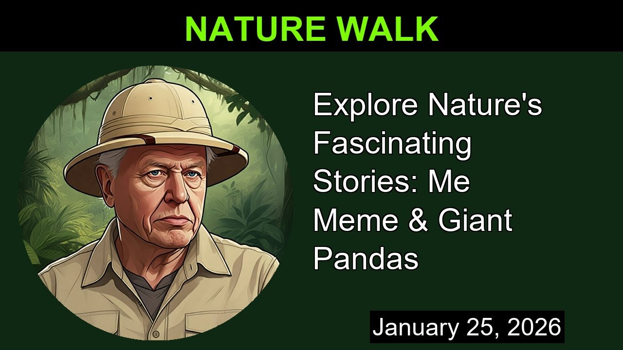 Explore Nature's Fascinating Stories: Me Meme & Giant Pandas | Nature Walk