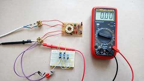 Electronic transformer for halogen lamps (12V 60W) Simple circuit