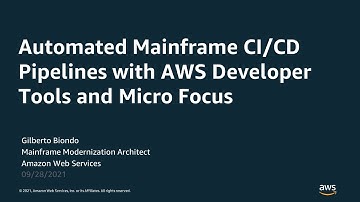 Automated Mainframe CI/CD Pipelines with AWS Developer Tools and Micro Focus - AWS Virtual Workshop