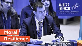 United Nations Under-Secretary-General on building moral and professional resilience
Gilles Michaud, UN under-secretary-general for safety and security, joins the Values & Interests podcast to examine the moral and political challenges facing UN personnel in some of the world’s most difficult security environments. Drawing on a multi-decade career at the intersection of law enforcement and geopolitics, Michaud reflects on lessons learned, the future of the UN, and how anyone can cultivate moral and professional resilience in an increasingly unstable and dangerous world.
Be sure to subscribe to Carnegie Council wherever you stream your podcasts.
Access all “Values & Interests” episodes: https://carnegiecouncil.co/values-interests-podcast United Nations Under-Secretary-General on building moral and professional resilience