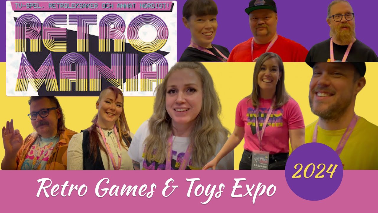 Why go to a Retro Gaming and Retro Toys Expo? Retromania Spring 2024